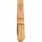Ekena Millwork Davenport Timber Gable Bracket, Western Red Cedar, 48"W x 22"H x 3 1/2"D x 5 1/2"F, 11/12 Pitch GBW048X22X0406DAV00SWR - alternate 2